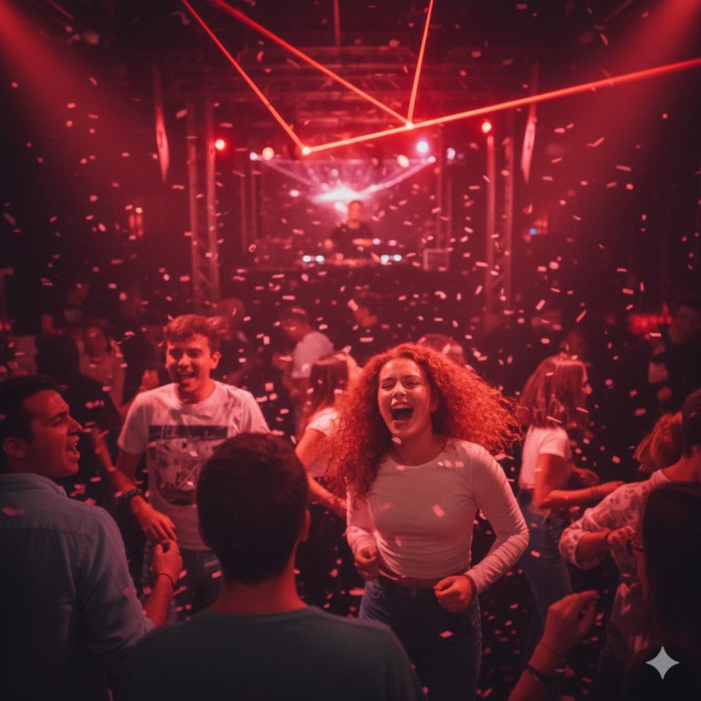 boit de nuit barcelone ambiance rouge