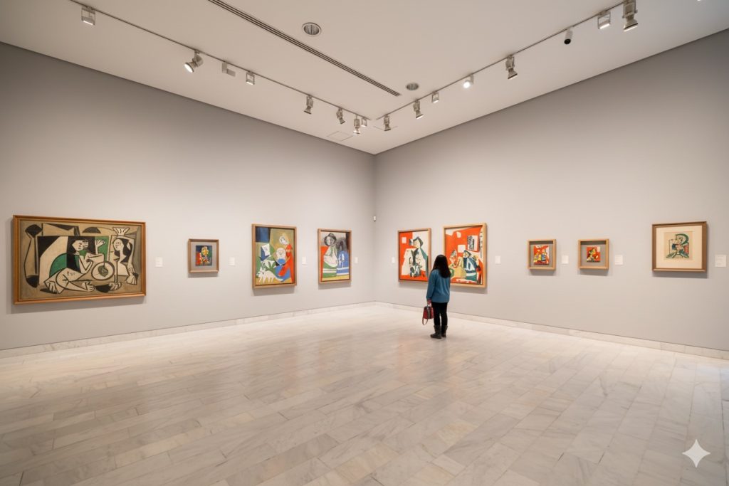 intérieur du musée picasso de barcelone