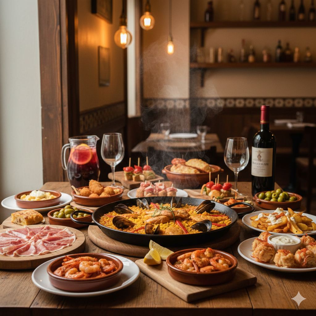 photo de plats espagnols